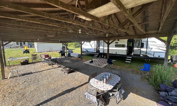 New Cumberland House | Escape the ordinary and dive into the extraordinary! Travel trailer on 3 acres