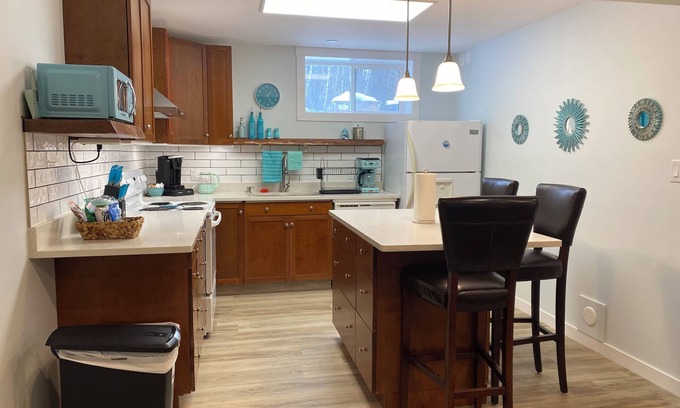 Cherryville Apartment | Escape to the Monashees: Cozy Cherryville one bedroom B&B with a full kitchen.