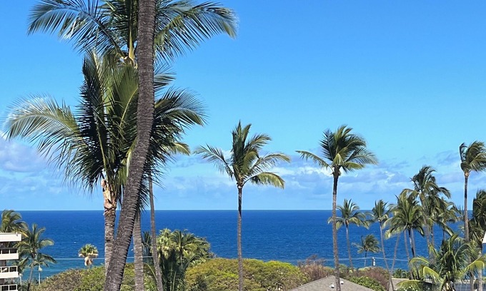 Kihei Condo | ESCAPE YHE COLD! SEE WHALES! OCEAN VIEWS ✅LOCATION ✅ AC IN LIVING & BEDROOM ✅