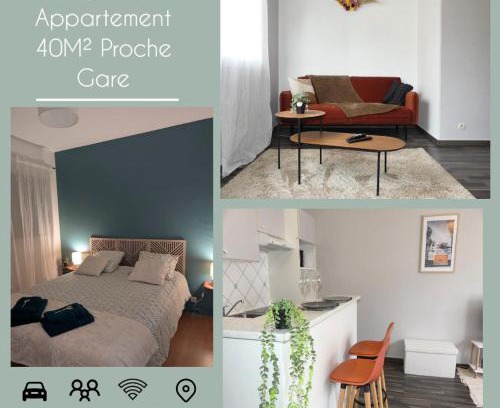 Marmande Apartment | Evasion Parfaite ! Proche Gare et Clim