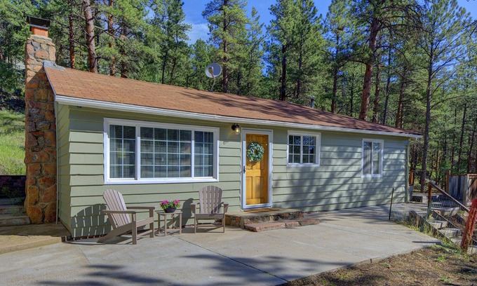 Evergreen West Central Cabin | Evergreen Mountain Retreat Minutes From the Lake