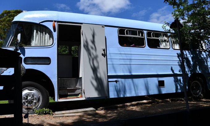 Northland House | Evi the school bus at Oromahoe Downs Farm