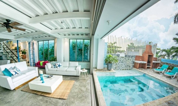 Bocagrande Villa | Exclusive 4 Bedroom Beach House with Private Pool