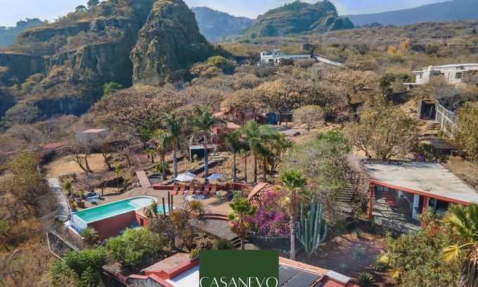 Tepoztlan House | Exclusive 5-Bedroom Retreat in Tepoztlán with Infinity Pool