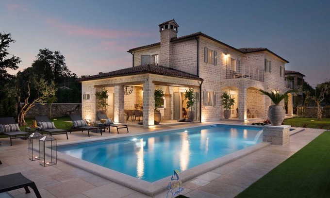 Korenici Villa | Exquisite country villa for 8 with pool, organic garden and playgrounds