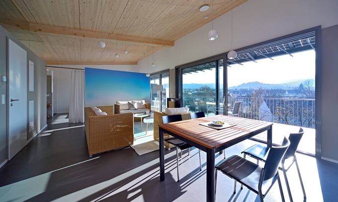 Schorndorf Apartment | Extravagant penthouse apartment with stunning views of the countryside