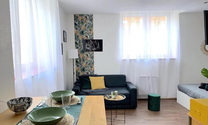 Mulhouse Apartment | F1 tout équipé proche Tram - Jungle