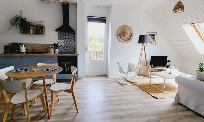 Barneville-Carteret Apartment | F2 apartment with terrace close to the center of Carteret