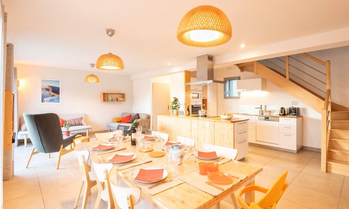 Lans-en-Vercors Ski Chalet | Facing south, garden, exceptional view, super equipped. Ideal for 2 families