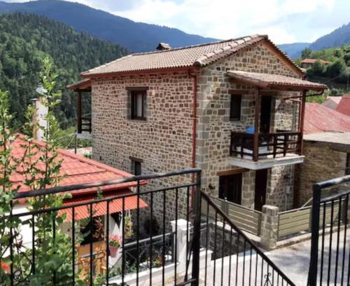 Potamia Ski Chalet | Fairytale Stone House