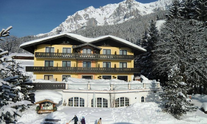 Ramsau am Dachstein House | Familienzimmer Süd, Dusche, WC - Sporthof Austria