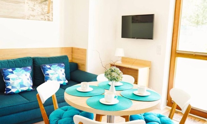 Chlopy House | Family apartment with terrace and garden 13 minutes from the beach