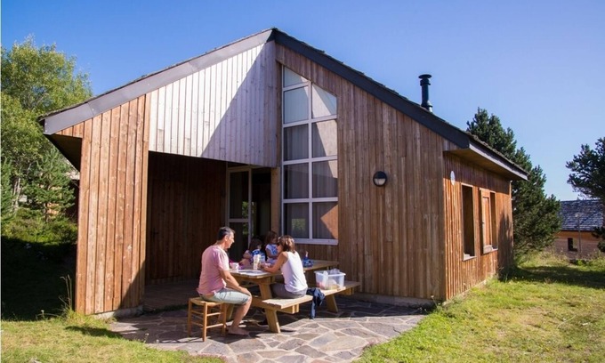 Saint-Denis-en-Margeride Ski Chalet | Family chalet for 6 people in a pine forest at Les Bouviers in Lozère.
