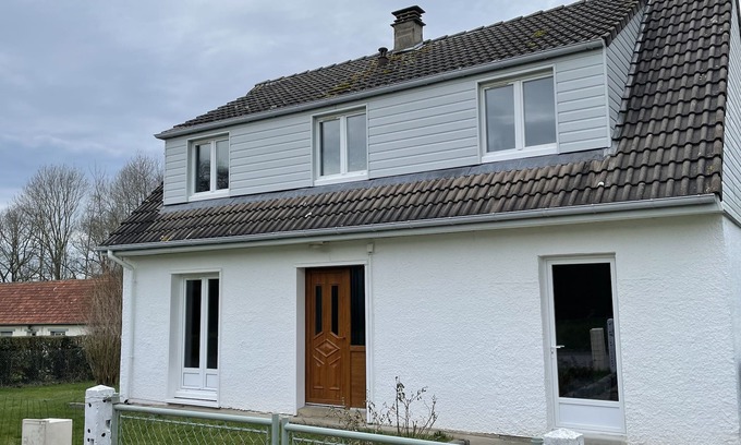 Thil-Manneville House | Family home 15 minutes from the beach