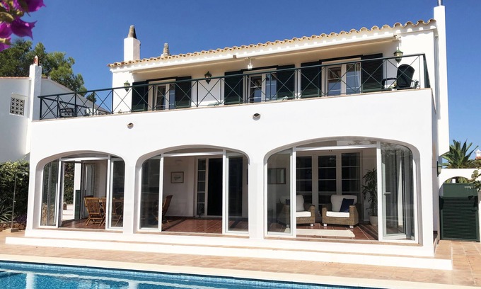 Puerto Luz Villa | Family Home, Heated Pool, Port Views, Short Stroll to Port, Shops, Bars/Rests.