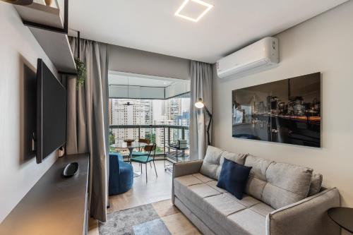 Brooklin Novo Apartment | Fantástico Apto Luxo 50m2 com Vaga de Garagem no Brooklin