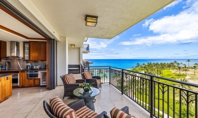 Ko Olina Condo | Fantastic Ocean View - Ocean/Beach front condo at Beach Villas B806