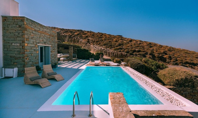 Kea Villa | Fantastic villa Jomar with a swimming pool and amazing sea view