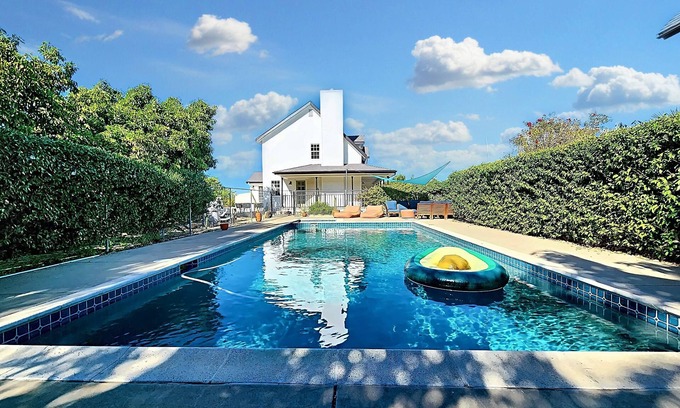 Valley Center Villa | Farm Stay on Organic Avocado Orchard: Saltwater Hot Tub, Pool, 2 Homes