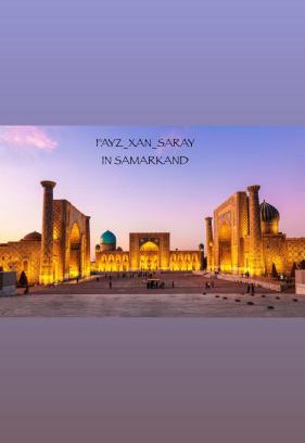 Samarkand House | FAYZ XAN SARAY in Samarkand