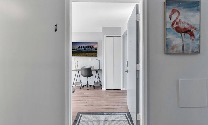 Lake Fenton Apartment | Fenton Flats- Suite 1 With On Site Hot Tub and Personal Garage
