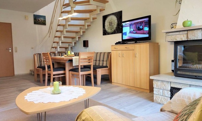 Wahlrod Apartment | Ferienhaus, Wohnung B - Ferienwohnungen Hammermühle