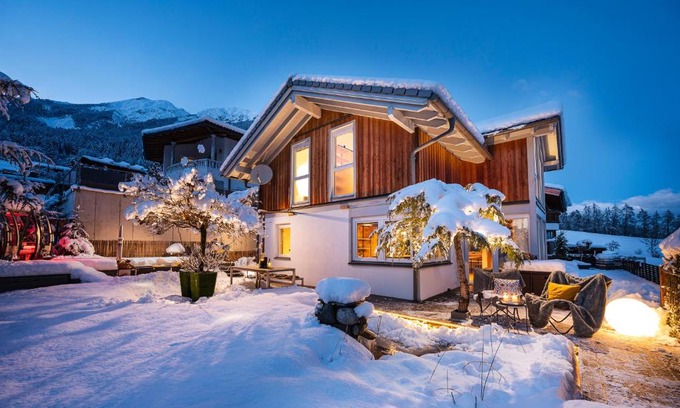 Telfes im Stubai Ski Chalet | Ferienhaus zum Stubaier Gletscher - Wiesen