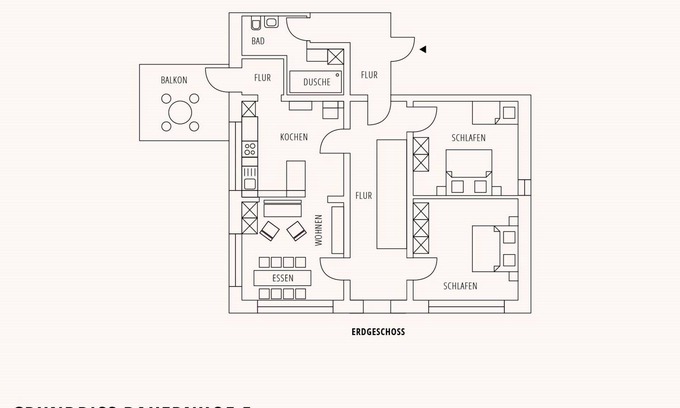 Brilon Apartment | Ferienhof Homann Sauerland Bauernhof 5, 90qm, 2 Schlafzimmer, Max. 6 Personen