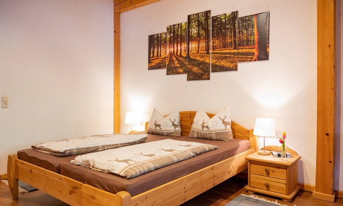 Oberharmersbach Apartment | Ferienwohnung 5, 75qm, 2 Schlafzimmer, max. 4 Personen