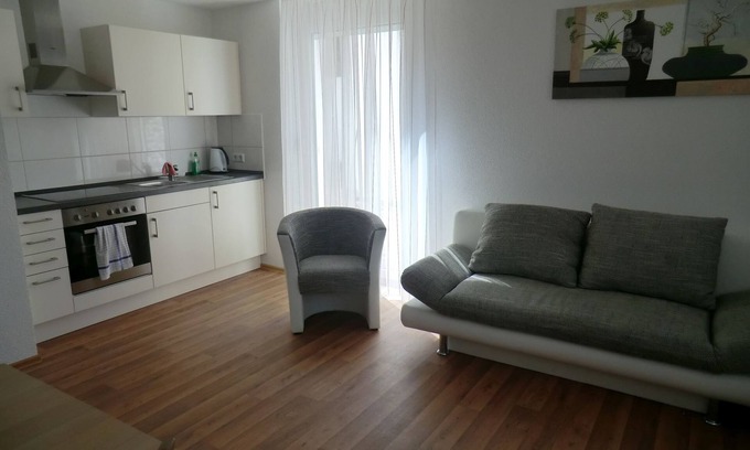 Erbach Apartment | Ferienwohnung, 60qm, Terrasse, 2 Schlafzimmer, max. 5 Personen