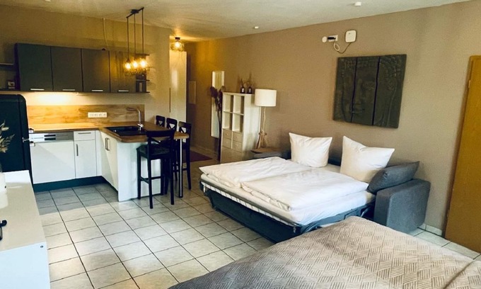 Haundorf Apartment | Ferienwohnung mit großzügigem, offenem Wohn-/Essbereich