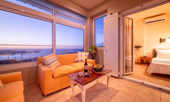 Agia Pelagia Apartment | Filia’s Stunning Sea View Apartment, in Lygaria – Peace, Comfort & Cretan Charm