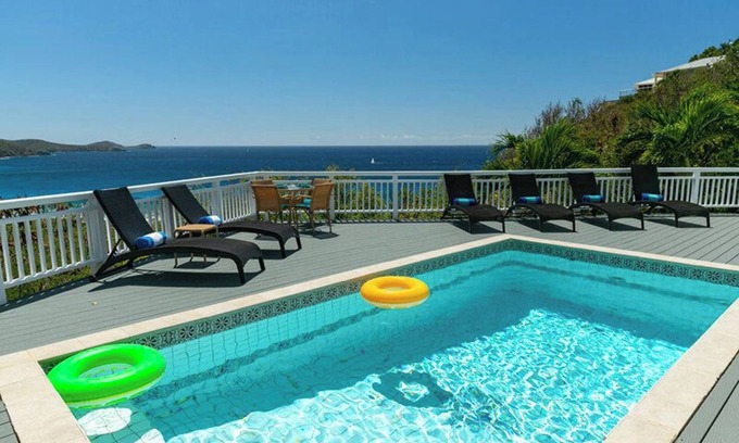 Fish Bay Villa | Find Your Paradise at Virgin Seabreeze: Pool, Hot Tub, A/C, and Unbeatable Views