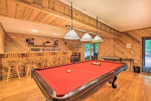 Gouldsboro House | Fire Pit, Indoor Pool Access Big Bass Lake Cabin
