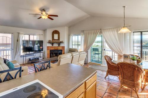 Show Low House | Firelit Nights By the Lake Cozy Show Low Retreat