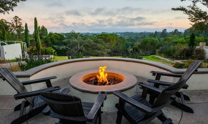 Live Oak Hotel | Fireside Fantasy: 2 Cozy Rooms with Pool Access & Santa Cruz Nature Trails