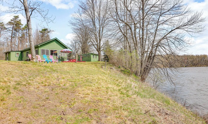 Evart Cabin | Fish, Tube & Unwind: Muskegon River Family Retreat