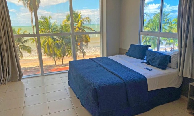 Cabo Branco Apartment | Flat Beira Mar do Cabo Branco Quarto com linda vista para o mar