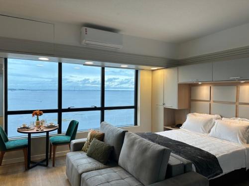 Ponta Negra Apartment | Flat de Luxo no Tropical - Vista Para Rio