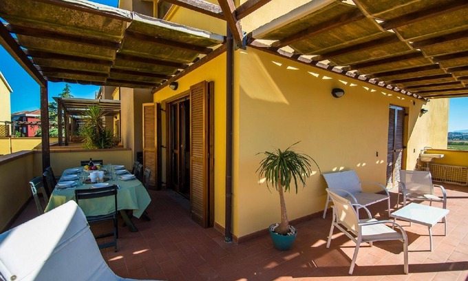 Alberese Apartment | Flat in Alberese with panoramic terrace