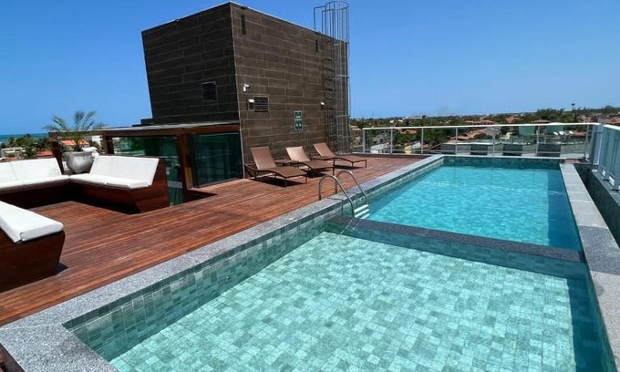 Tamandare Apartment | flat rooftop em praía de carneiros