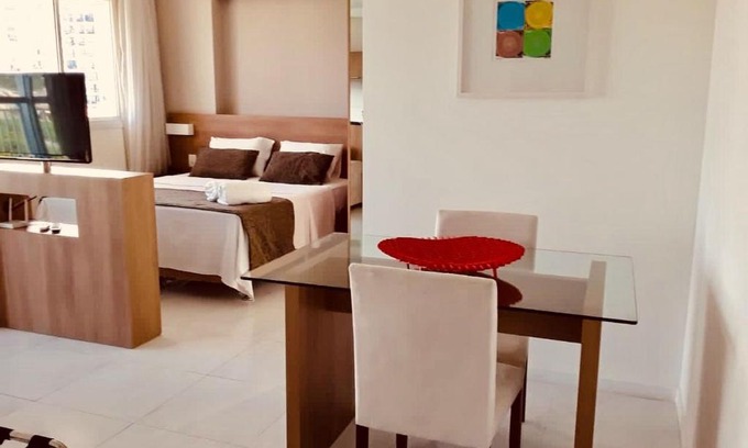 Jacarepagua Apartment | Flat TOP e PERFEITO inteiro na Barra da Tijuca com cozinha, lavanderia, GARAGEM e wi fi
