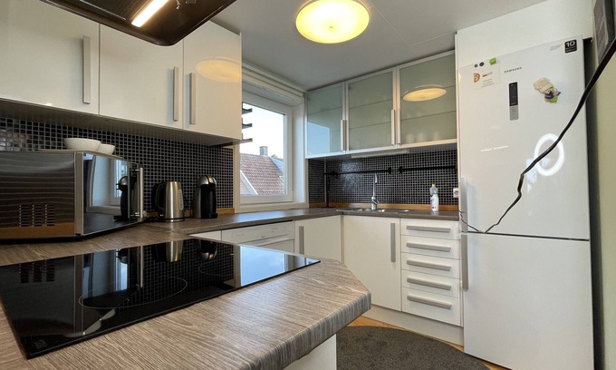 Stavanger Apartment | Flat with 2BR and terrace between restaurants