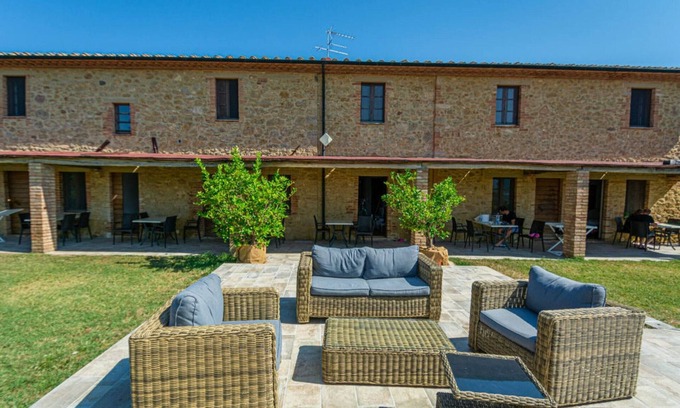 Pomarance Apartment | Flat with private veranda,shared pool,quiet location for a relaxing holiday,sl 4