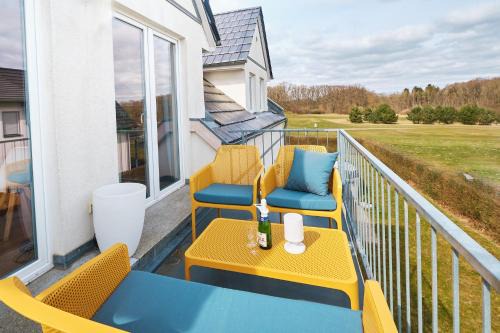 Muritz Apartment | FLEESENTRAUM Seeadler Grand Maisonette - Für Golfer und Familien - Sauna Kamin Balkon Nintendo - Hunde willkommen!