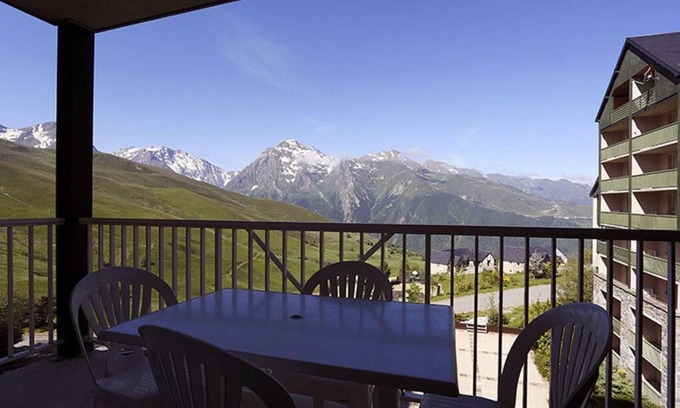 Peyragudes Apartment | Floor -1, terrace, balcony, tv, ski locker, 23m², Peyragudes