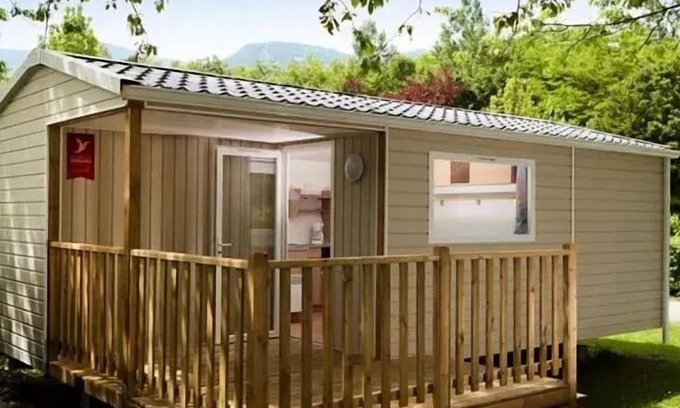 Avrille House | Flower Camping Beauchêne * - Mobile home Comfort 27m2/2 bedrooms - semi-covered terrace 5 people