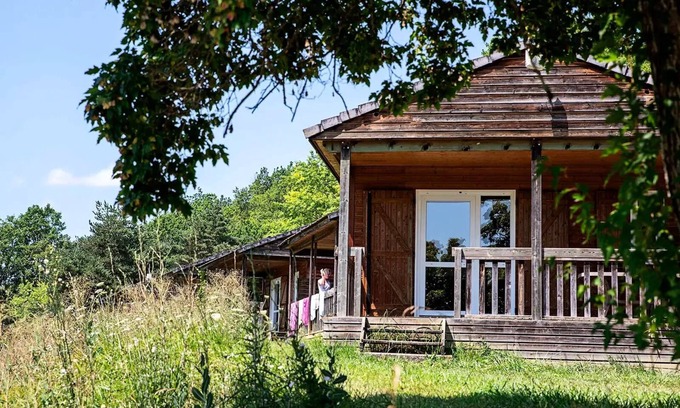 Lissac-sur-Couze Ski Chalet | Flower Camping du Lac du Causse * - Chalet Comfort 26m2 (2 bedrooms) + covered terrace 6m2 lake view 6 people