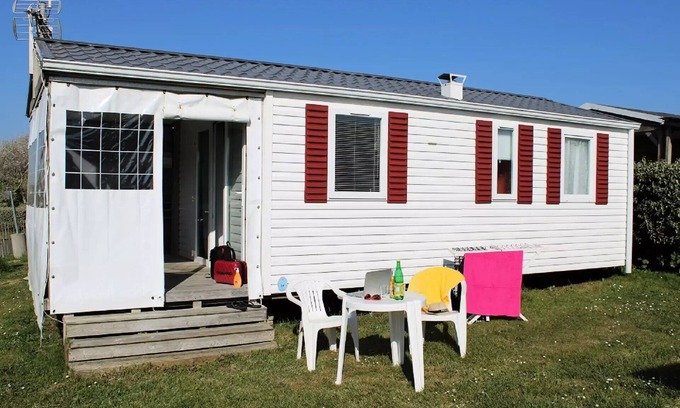 Kerroch House | Flower Camping La Pointe du Talud * - Mobile home Comfort NEPTUNE 25m2 - 1 bedroom + covered terrace 9m2 2 people