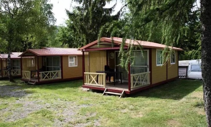Ranspach Ski Chalet | Flower Camping Les Bouleaux * - Chalet TRADITIONNEL 30 m2 (2 bedrooms) + covered terrace 5 people